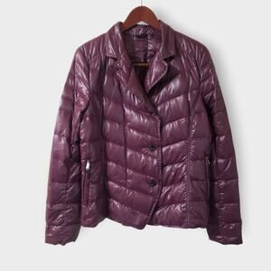 Yeti Germany Womens 700+ Down Puffer Jacket Purple Sz Medium Outdoors Fall Gorp